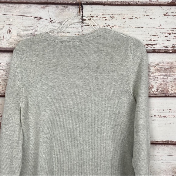 Lane Bryant Light Gray Crystal Detail Sweater - Picture 11 of 15